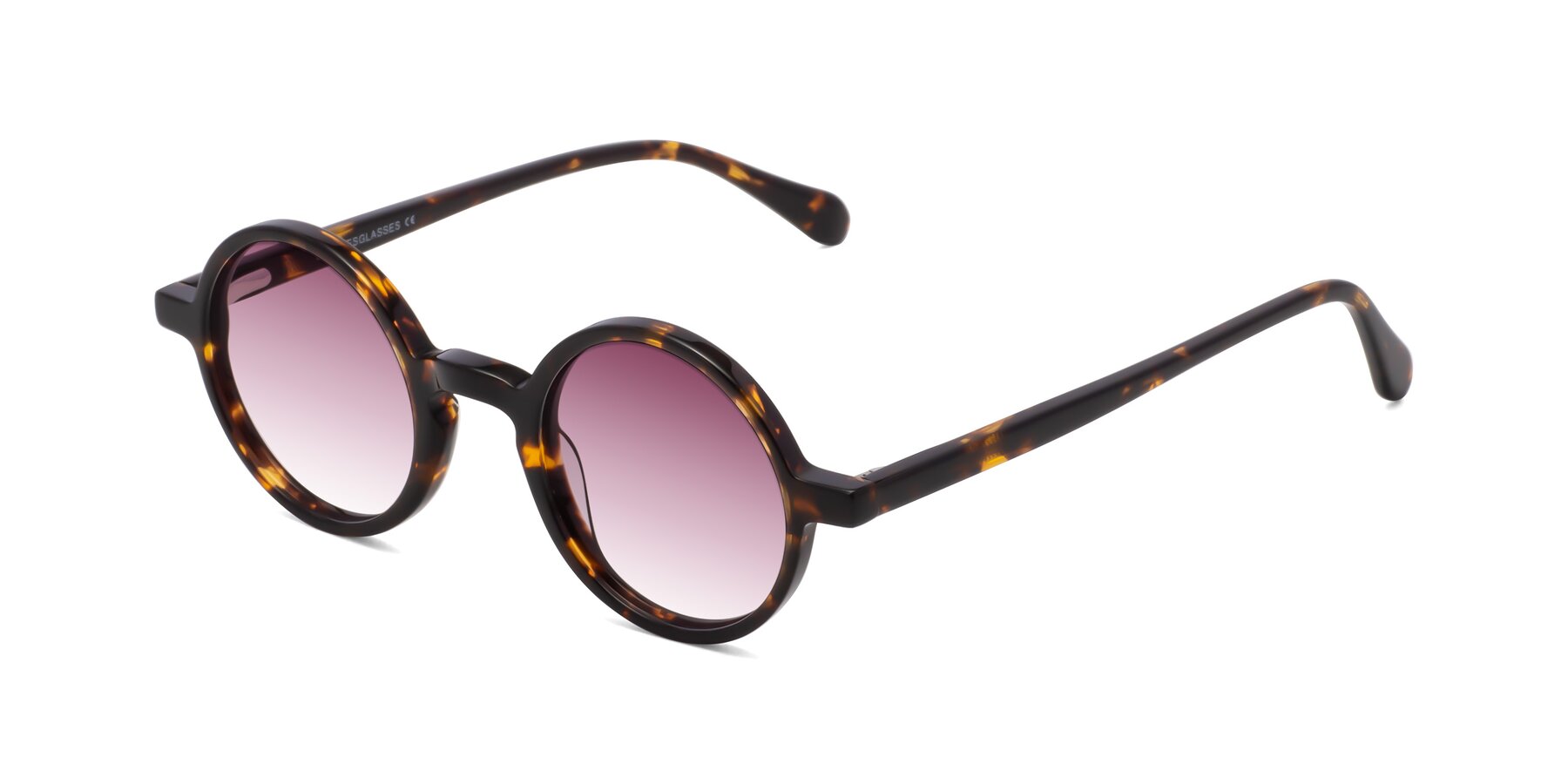 Angle of Juno in Tortoise with Wine Gradient Lenses