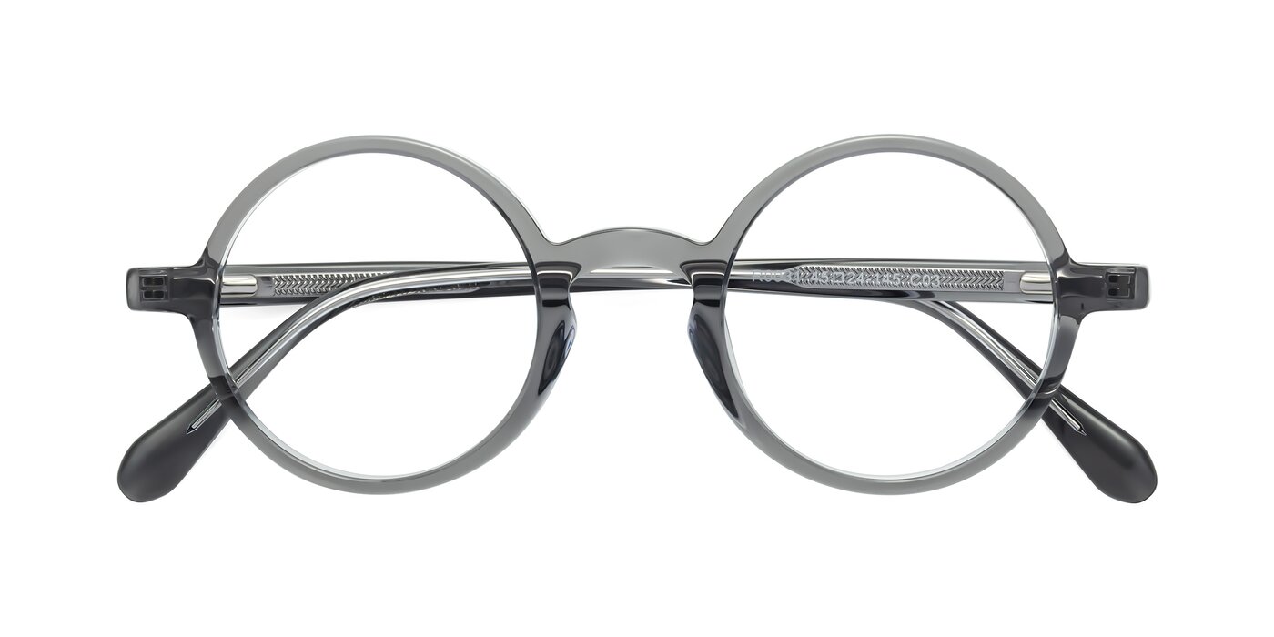 Juno - Transparent Gray Eyeglasses