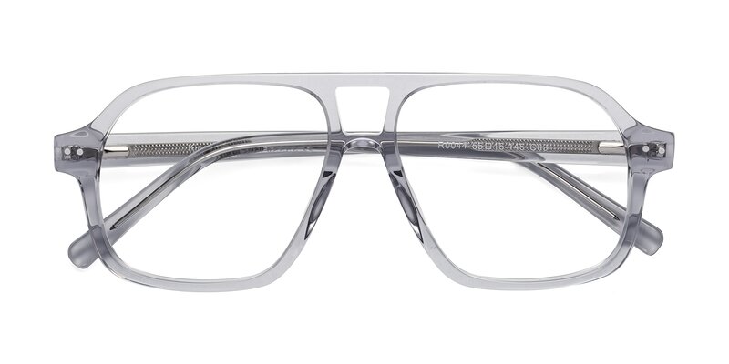Kingston - Transparent Gray Eyeglasses
