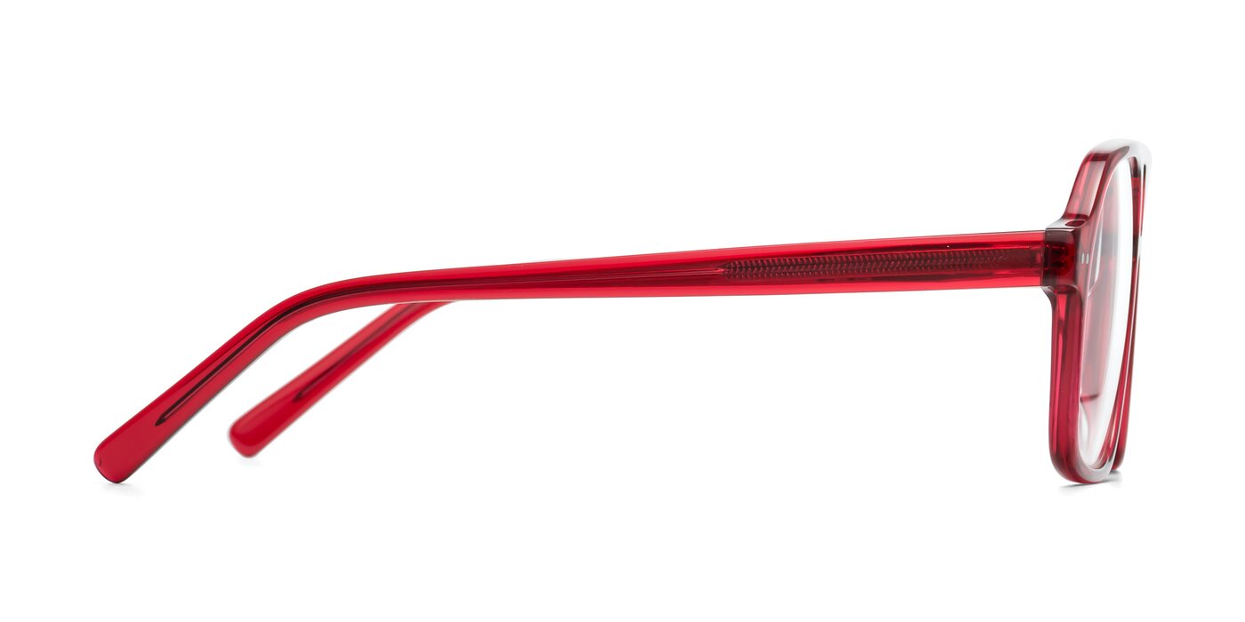 Wine Grandpa Oversized Aviator Eyeglasses Kingston