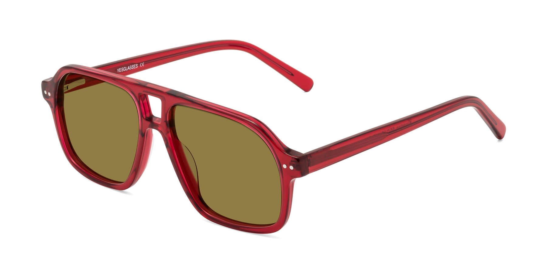 Angle of Kingston in Wine with Brown Polarized Lenses
