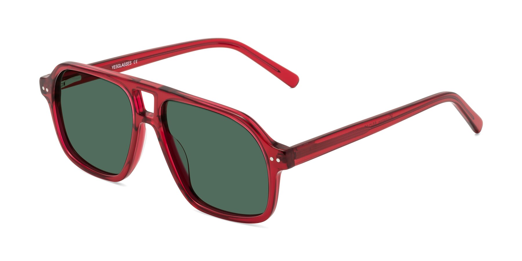 Angle of Kingston in Wine with Green Polarized Lenses