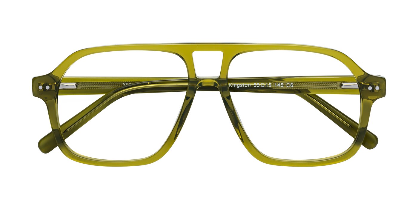 Kingston - Olive Green Reading Glasses