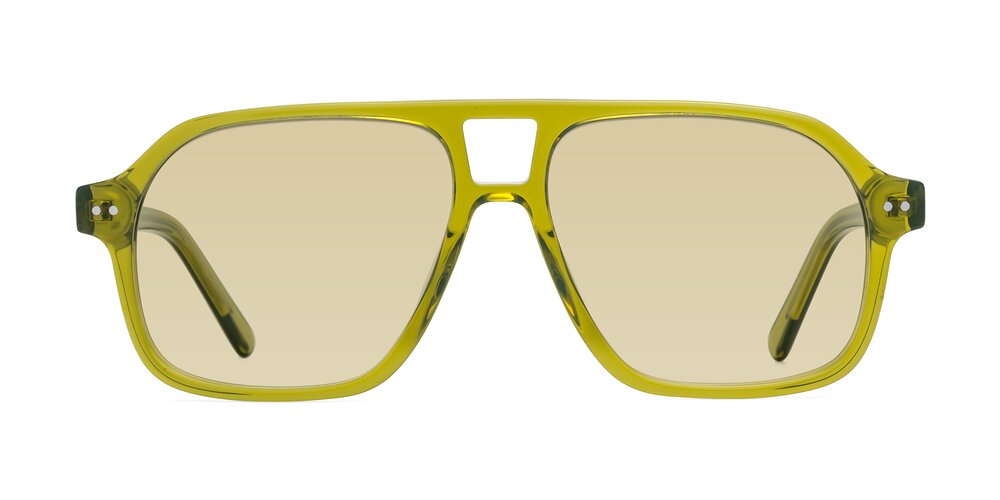 Kingston - Olive Green Tinted Sunglasses