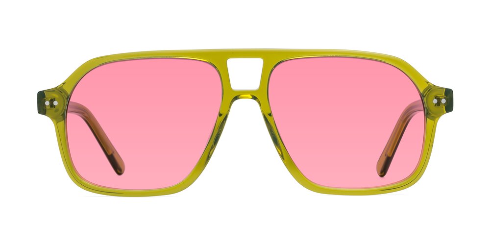 Kingston - Olive Green Tinted Sunglasses