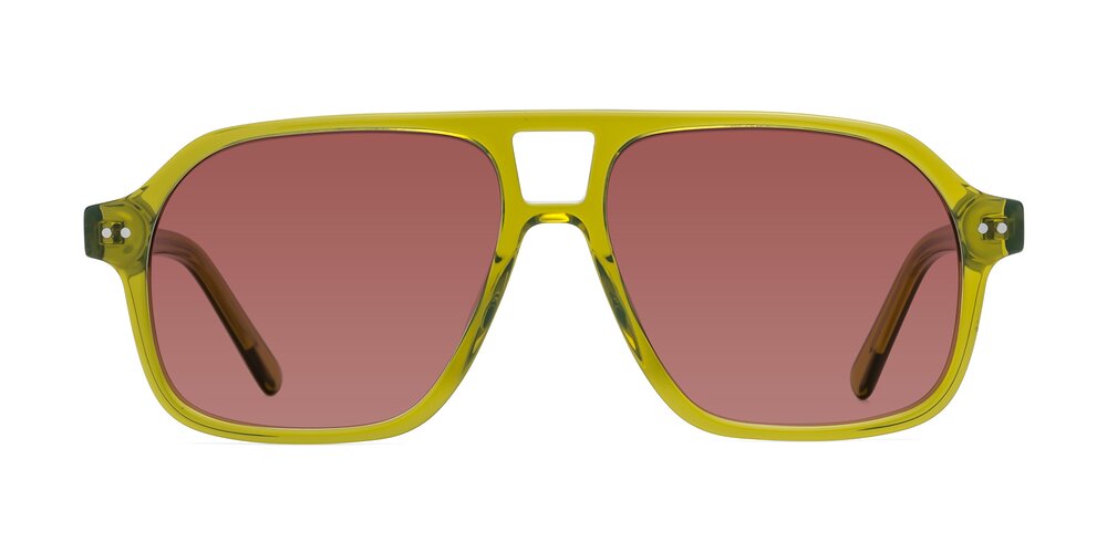 Kingston - Olive Green Tinted Sunglasses