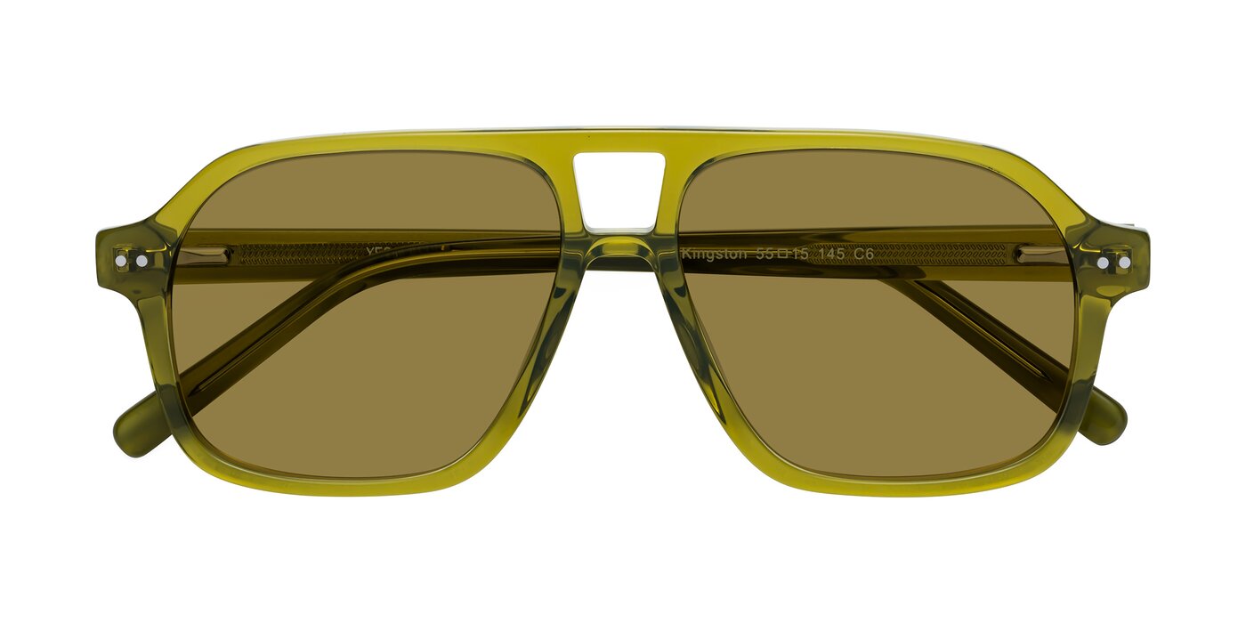 Kingston - Olive Green Polarized Sunglasses