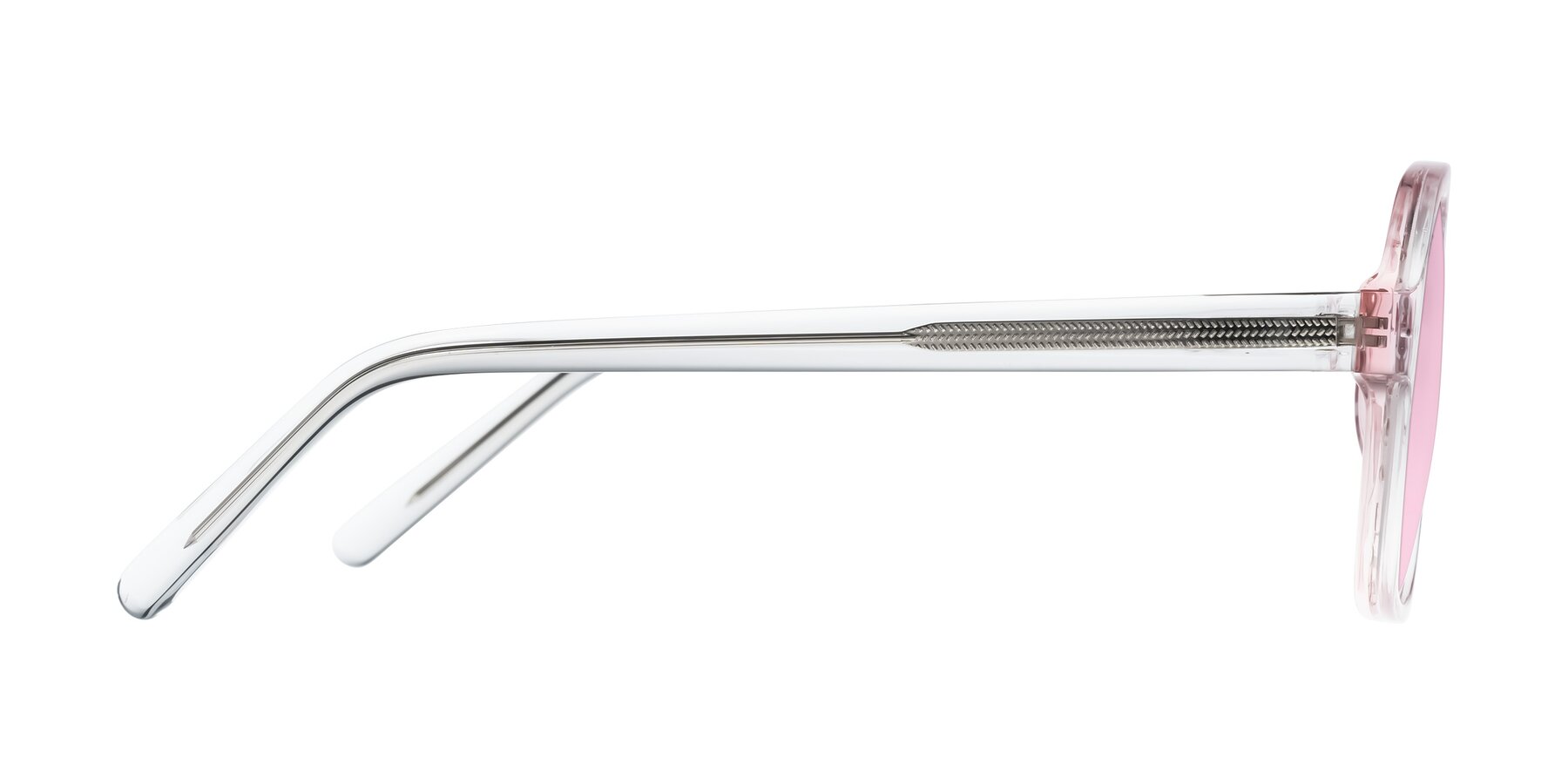 Side of Kingston in Sparkling Blush with Light Pink Tinted Lenses