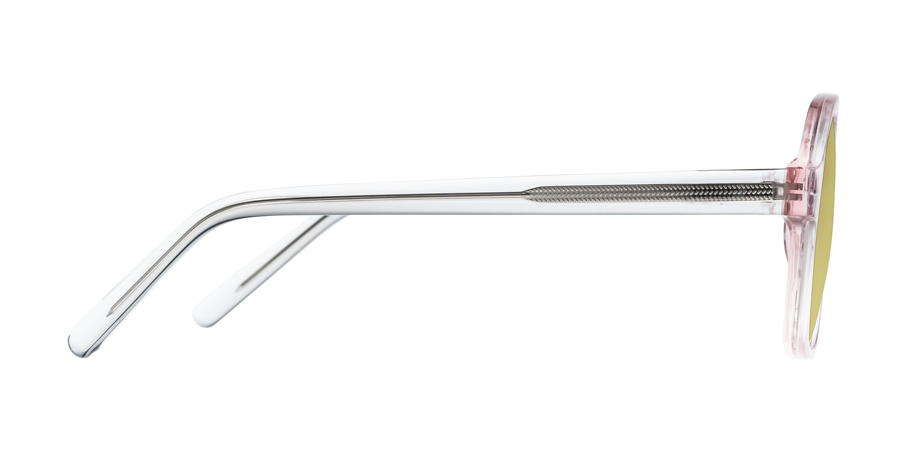 Side of Kingston in Sparkling Blush with Medium Champagne Tinted Lenses