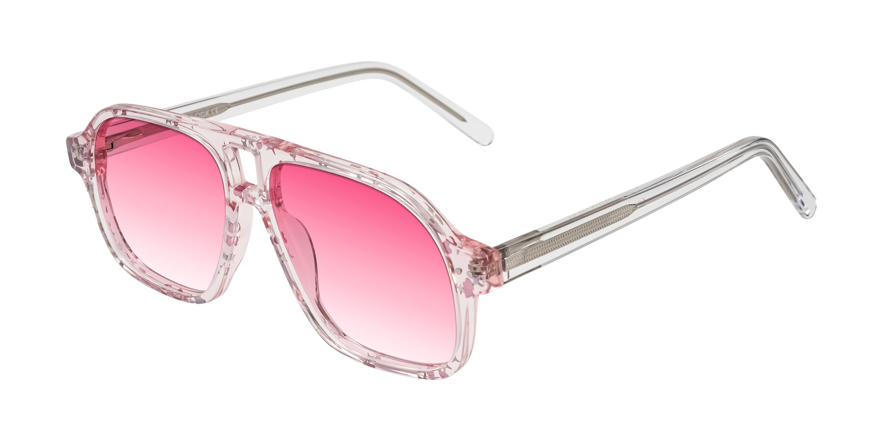 Angle of Kingston in Sparkling Blush with Pink Gradient Lenses