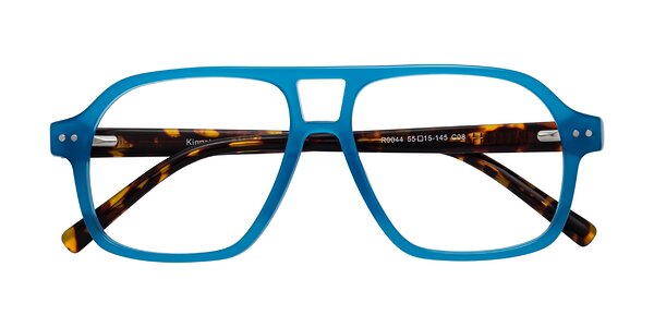 Front of Kingston in Sky Blue / Tortoise