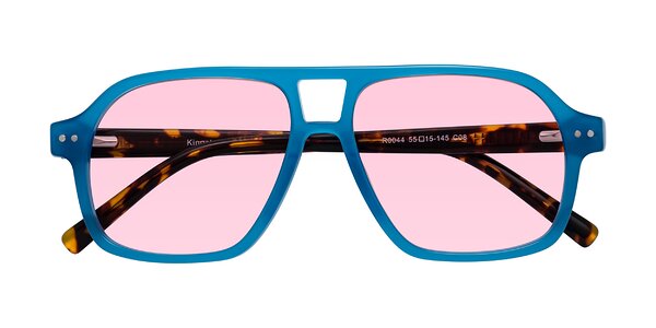 Front of Kingston in Sky Blue / Tortoise