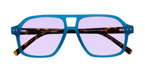 Front of Kingston in Sky Blue / Tortoise