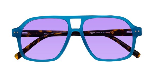 Front of Kingston in Sky Blue / Tortoise