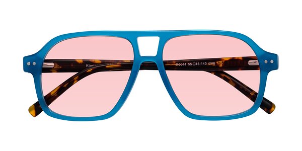 Front of Kingston in Sky Blue / Tortoise