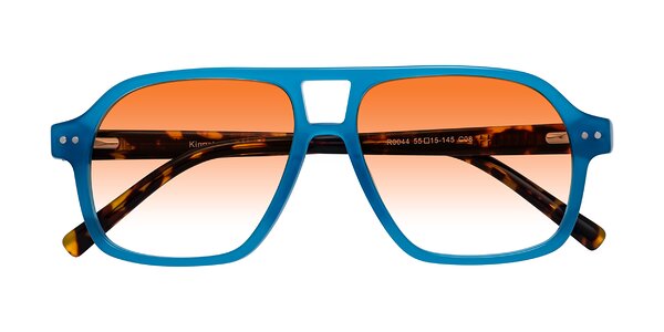 Front of Kingston in Sky Blue / Tortoise