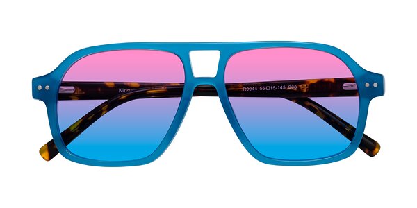 Front of Kingston in Sky Blue / Tortoise