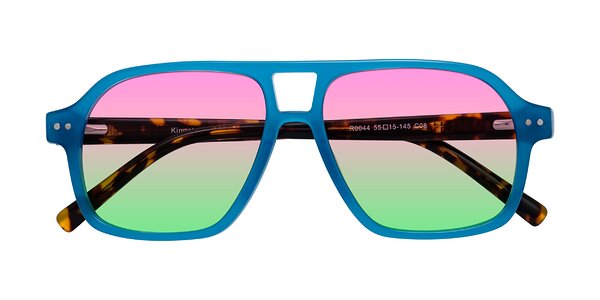 Front of Kingston in Sky Blue / Tortoise