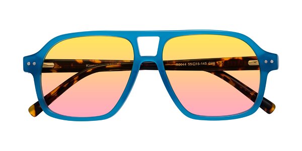 Front of Kingston in Sky Blue / Tortoise