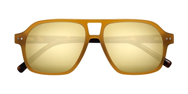 Front of Kingston in Caramel / Tortoise