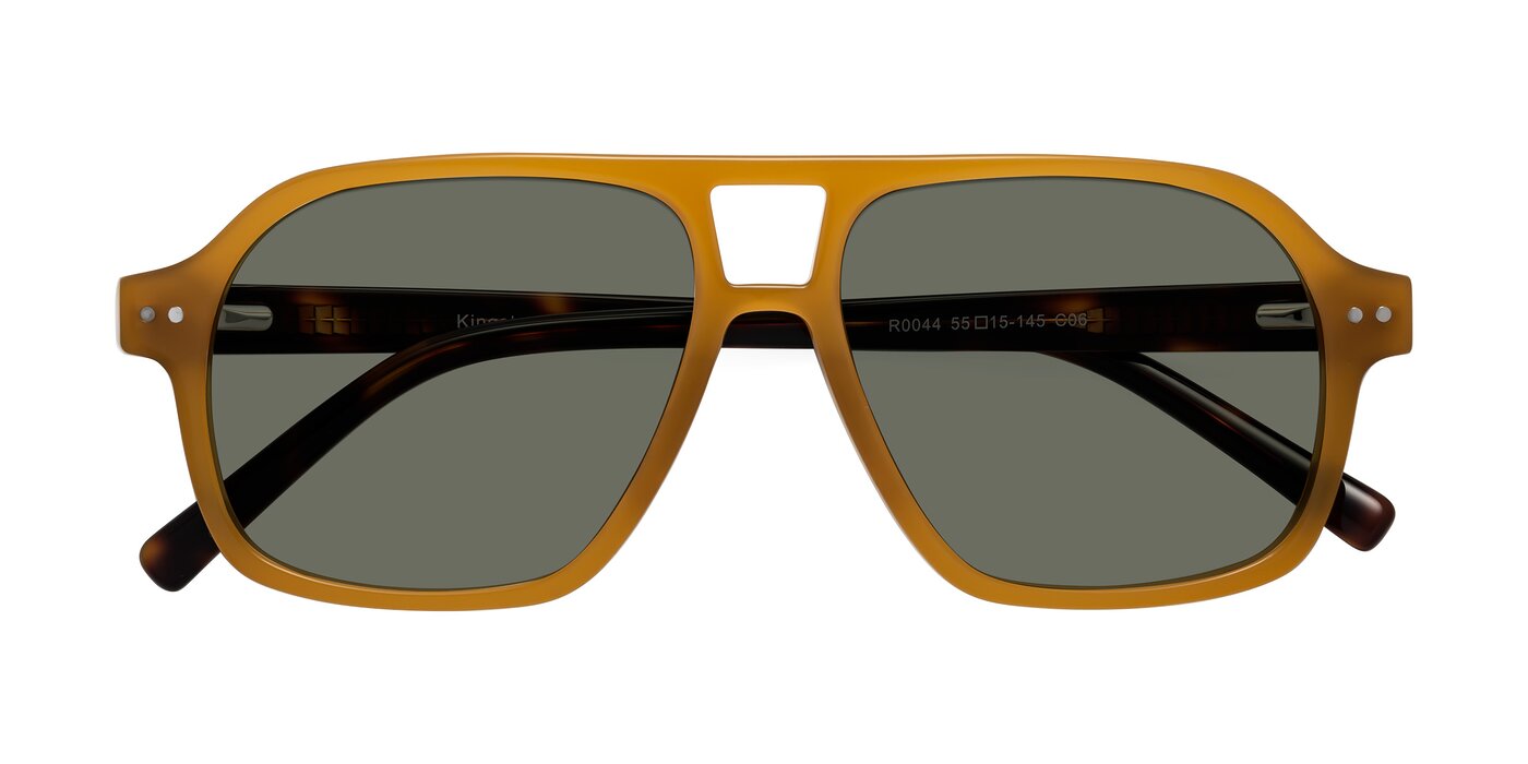 Kingston - Caramel / Tortoise Polarized Sunglasses