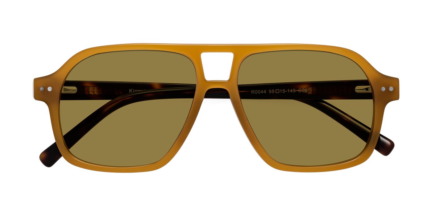 Kingston - Caramel / Tortoise Polarized Sunglasses