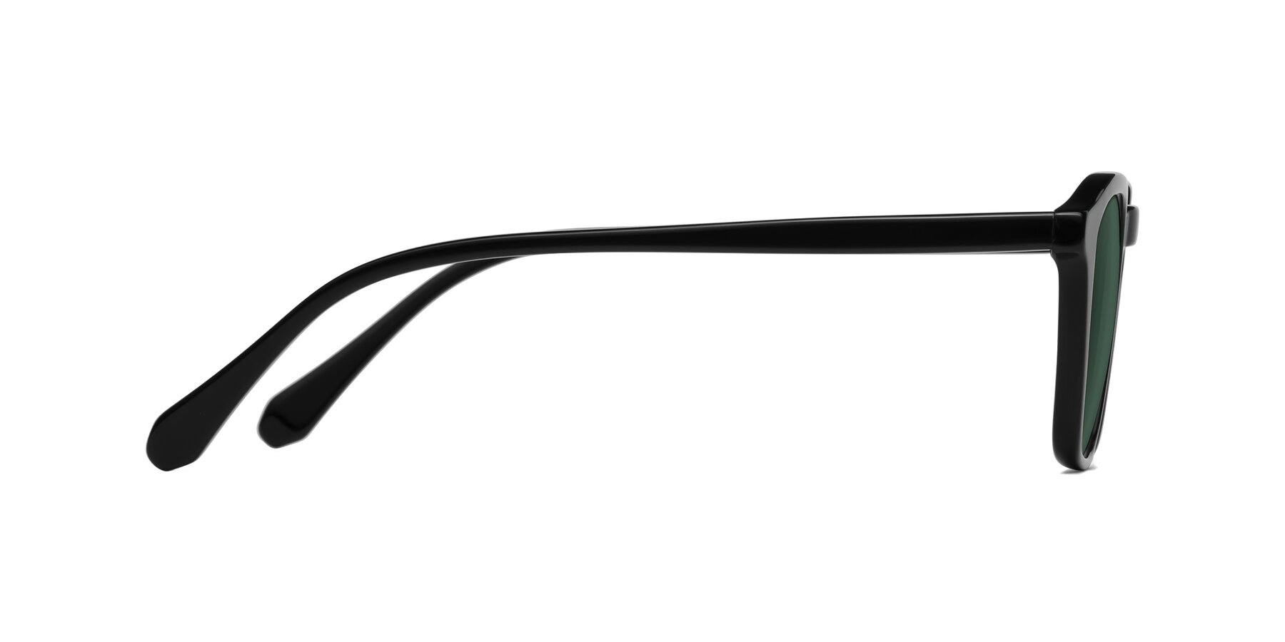 Side of Producer in Black with Green Polarized Lenses