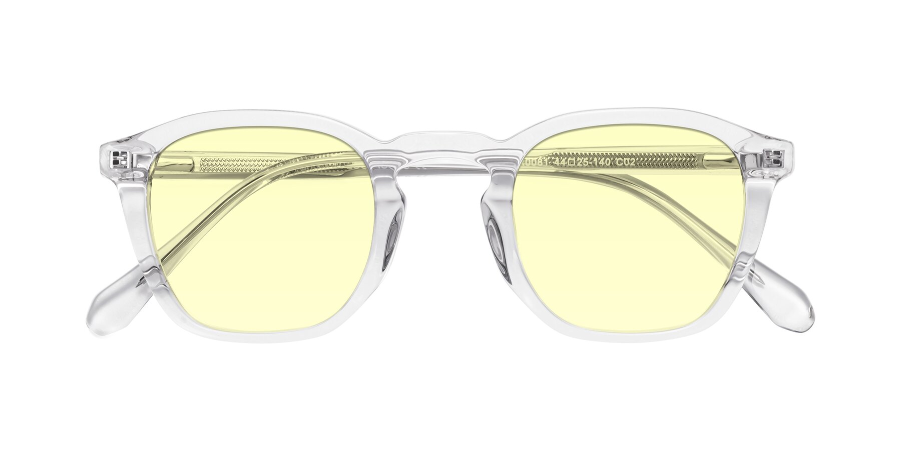 Folded Front of Producer in Clear with Light Yellow Tinted Lenses