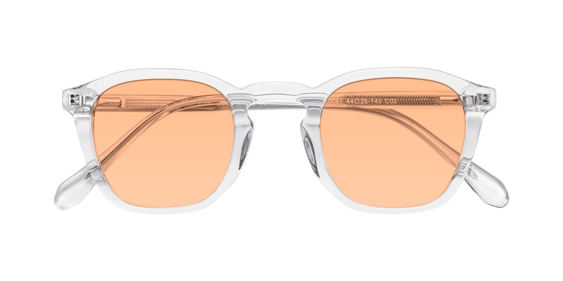 Folded Front of Producer in Clear with Light Orange Tinted Lenses