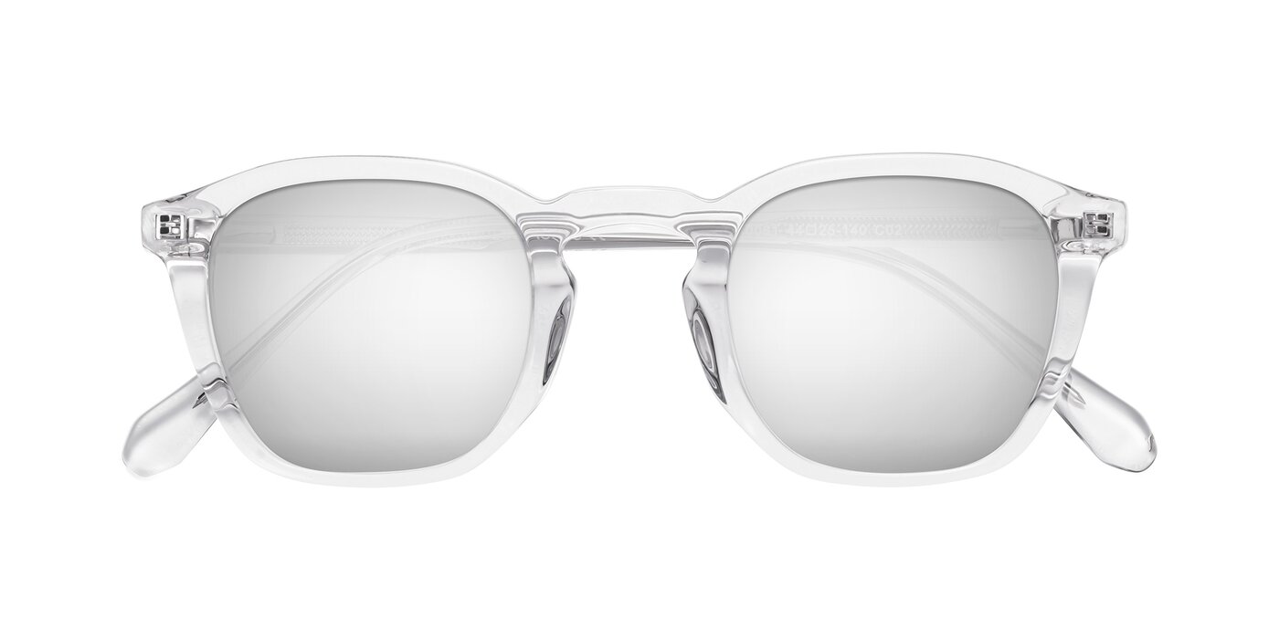 Producer - Clear Flash Mirrored Sunglasses
