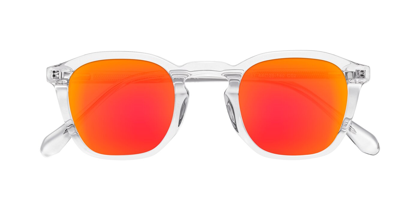 Producer - Clear Flash Mirrored Sunglasses