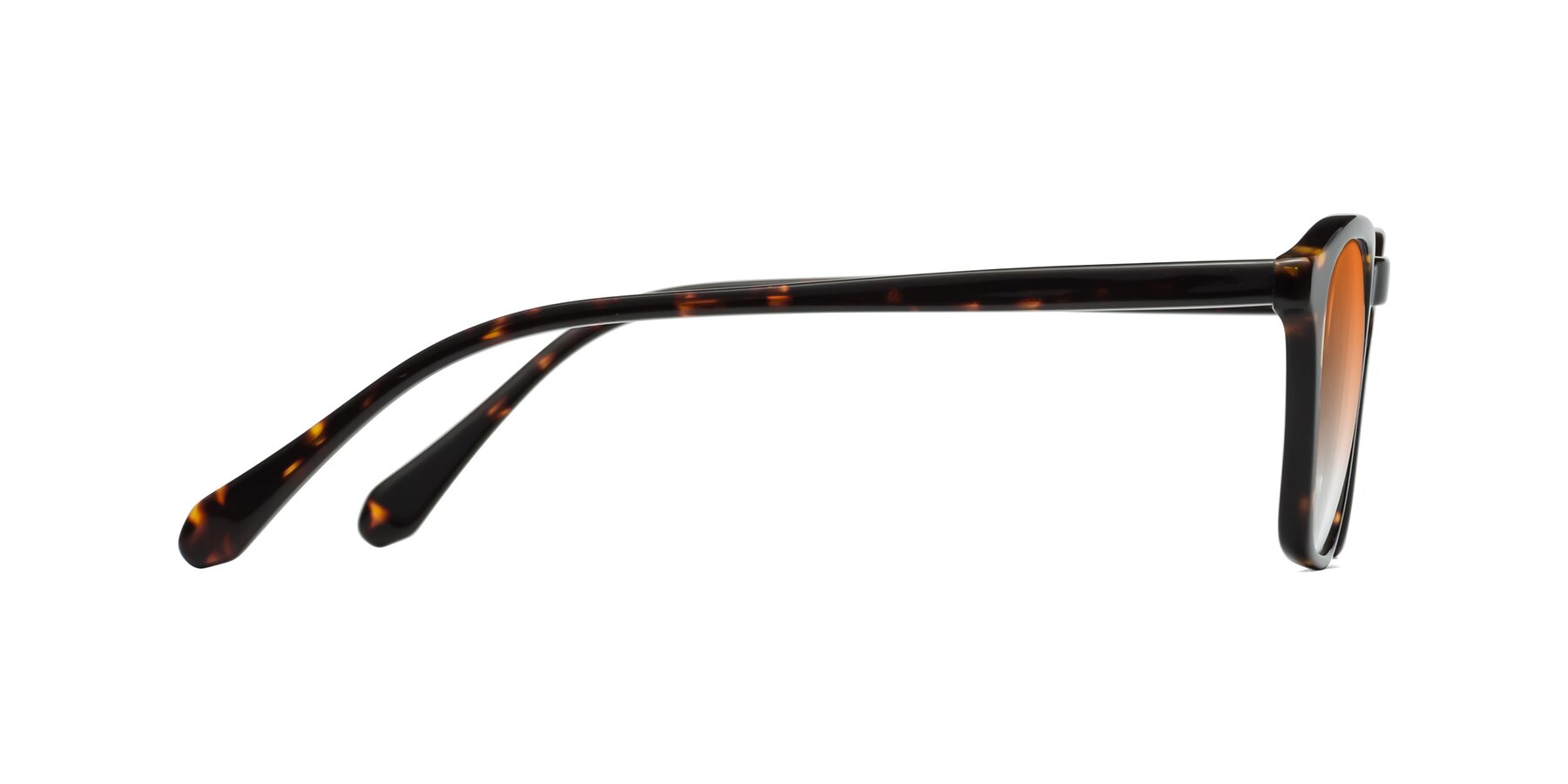 Side of Producer in Tortoise with Orange Gradient Lenses