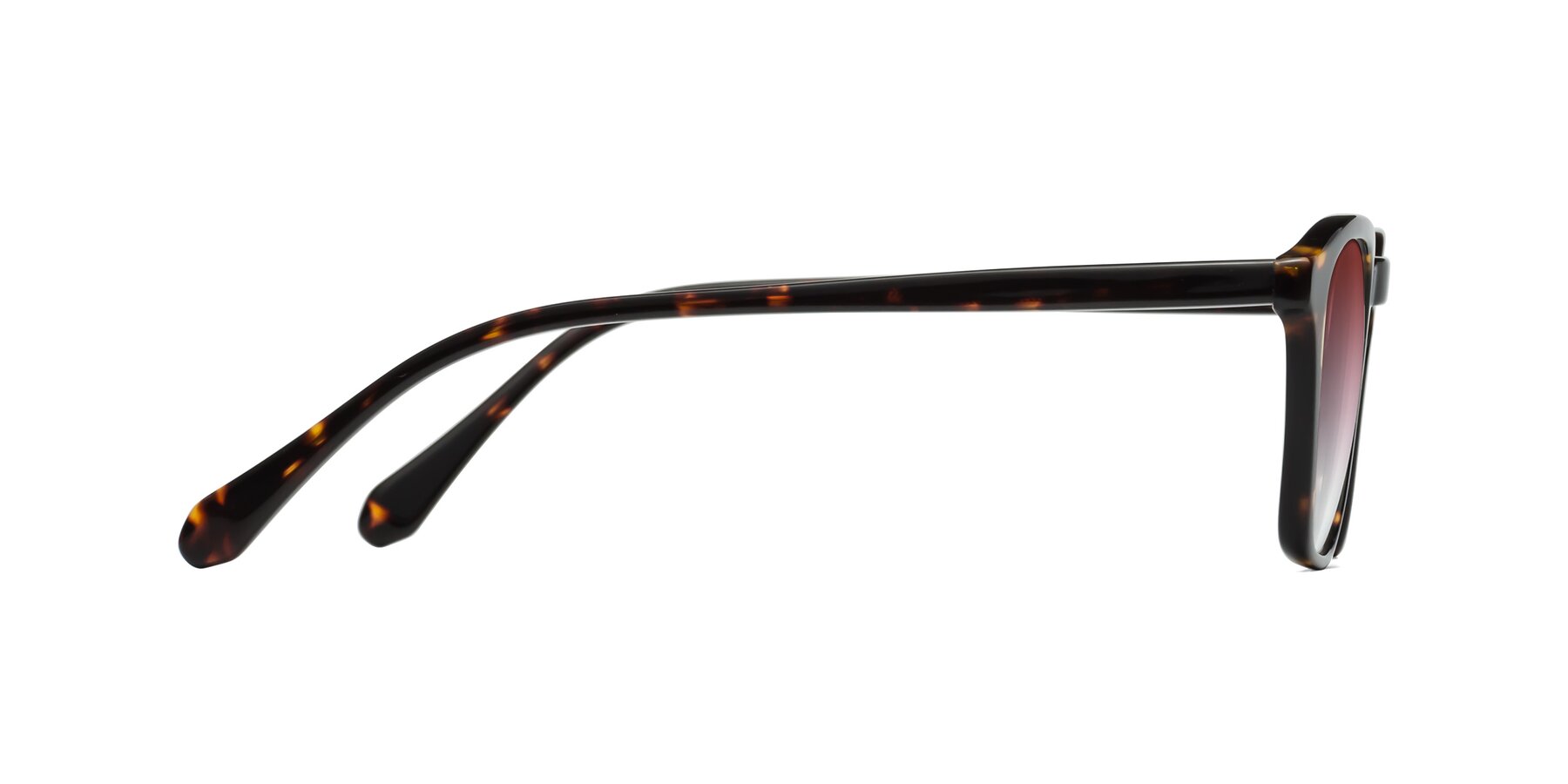 Side of Producer in Tortoise with Garnet Gradient Lenses