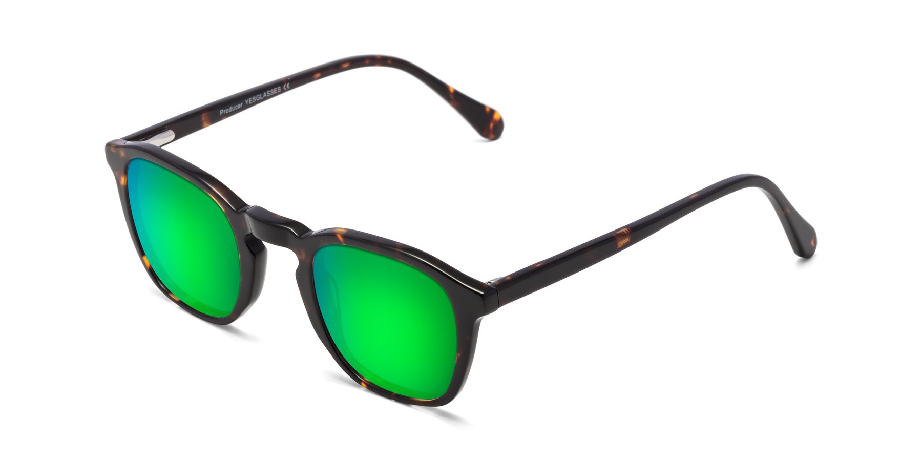 Angle of Producer in Tortoise with Green Mirrored Lenses
