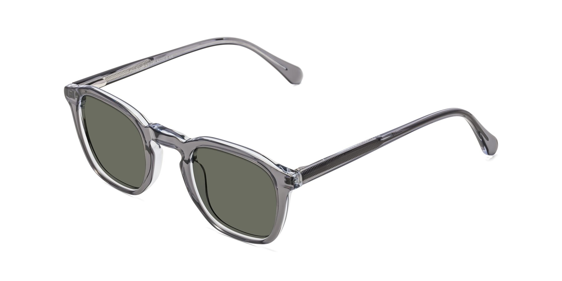 Angle of Producer in Transparent Gray with Gray Polarized Lenses