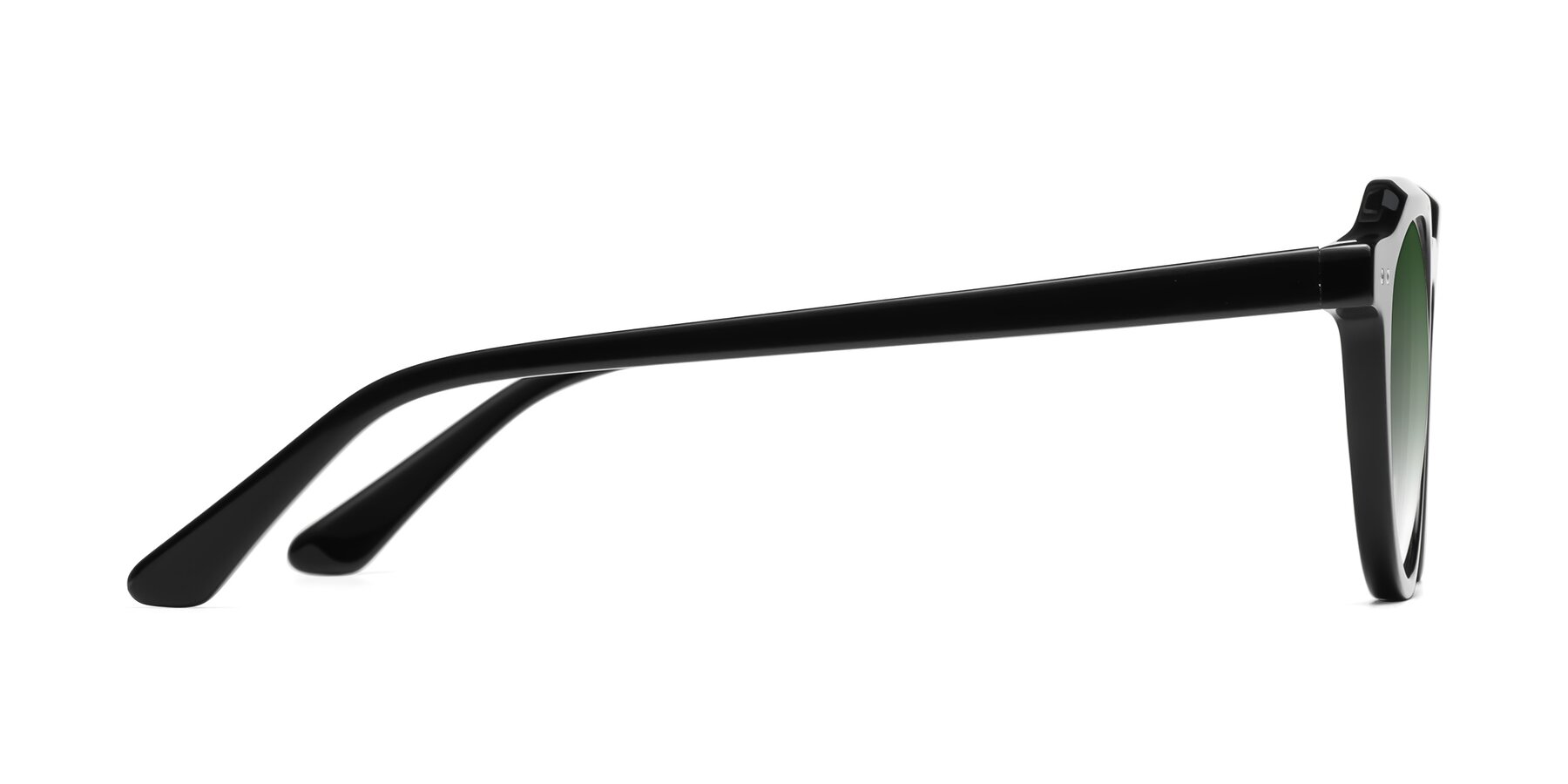 Side of Dyson in Black with Green Gradient Lenses