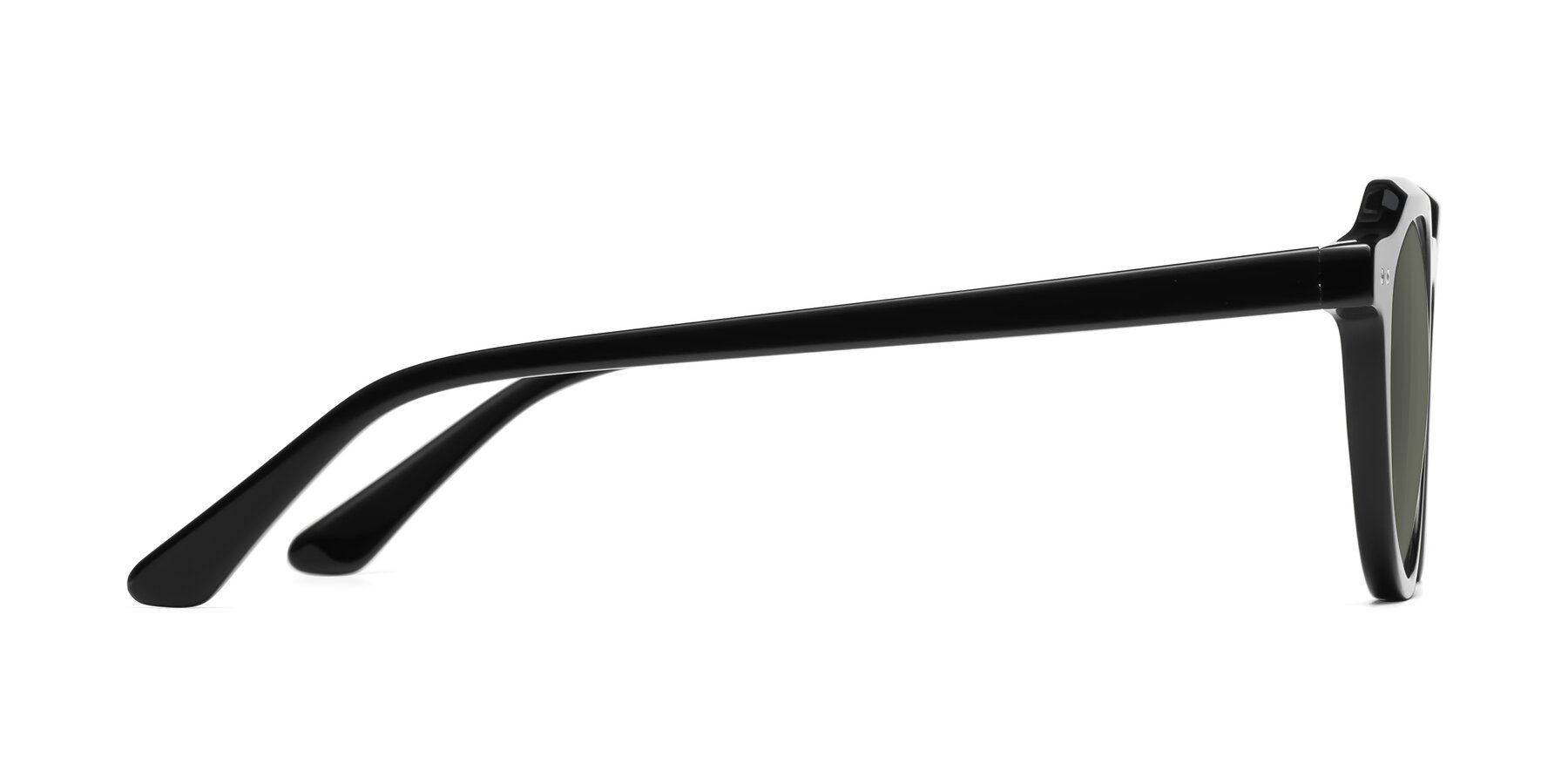 Side of Dyson in Black with Gray Polarized Lenses
