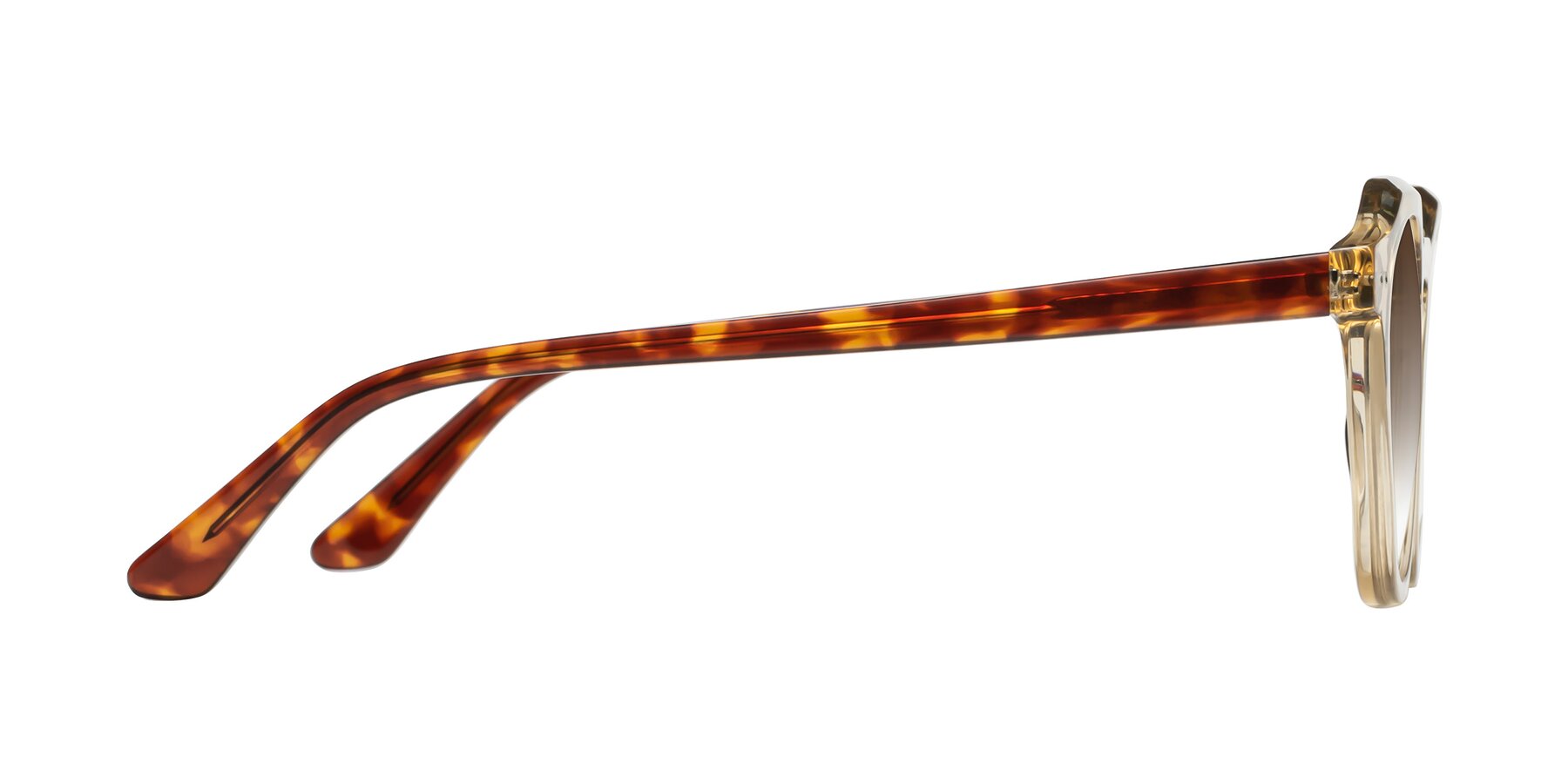 Side of Dyson in Amber-Tortoise with Brown Gradient Lenses