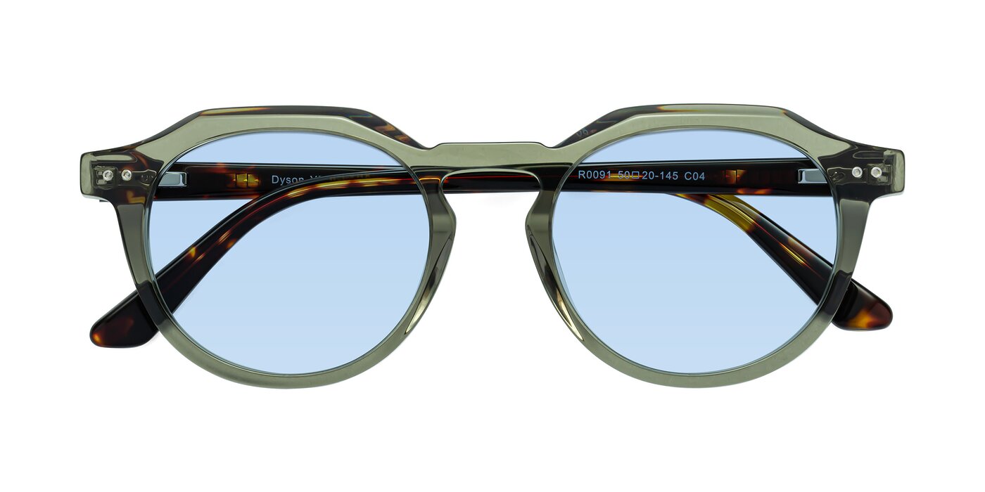 Dyson - Transparent Green / Tortoise Tinted Sunglasses