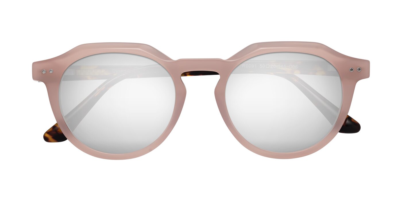 Dyson - Peach / Tortoise Flash Mirrored Sunglasses