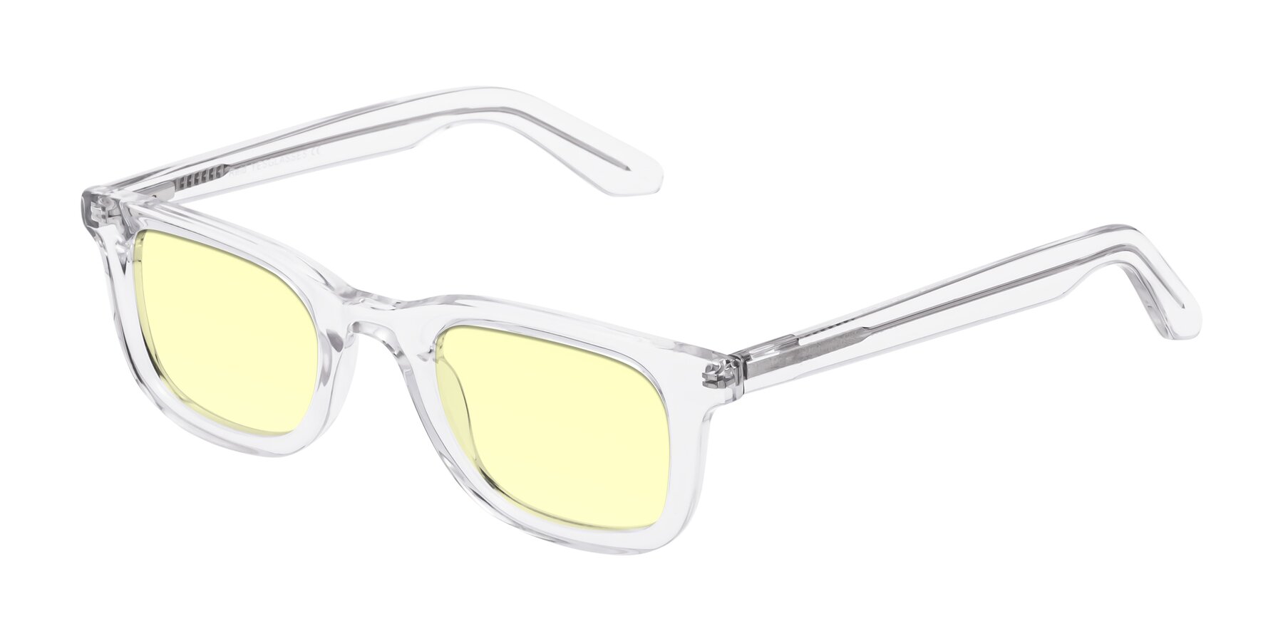 Angle of Reid in Clear with Light Yellow Tinted Lenses