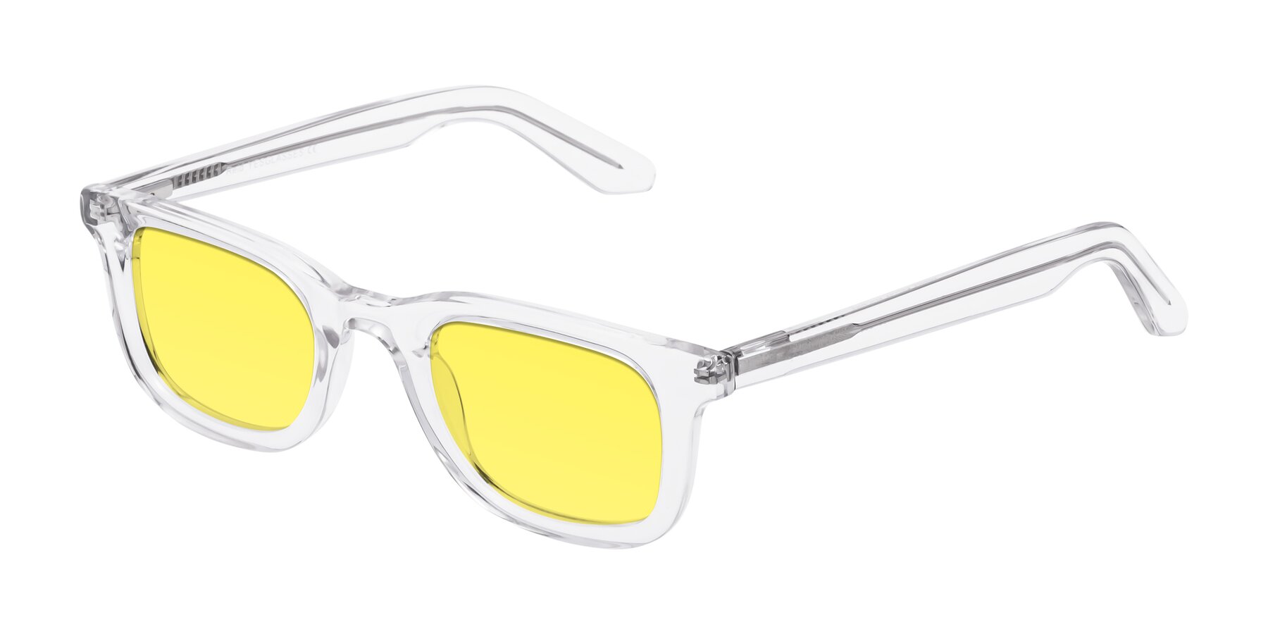 Angle of Reid in Clear with Medium Yellow Tinted Lenses