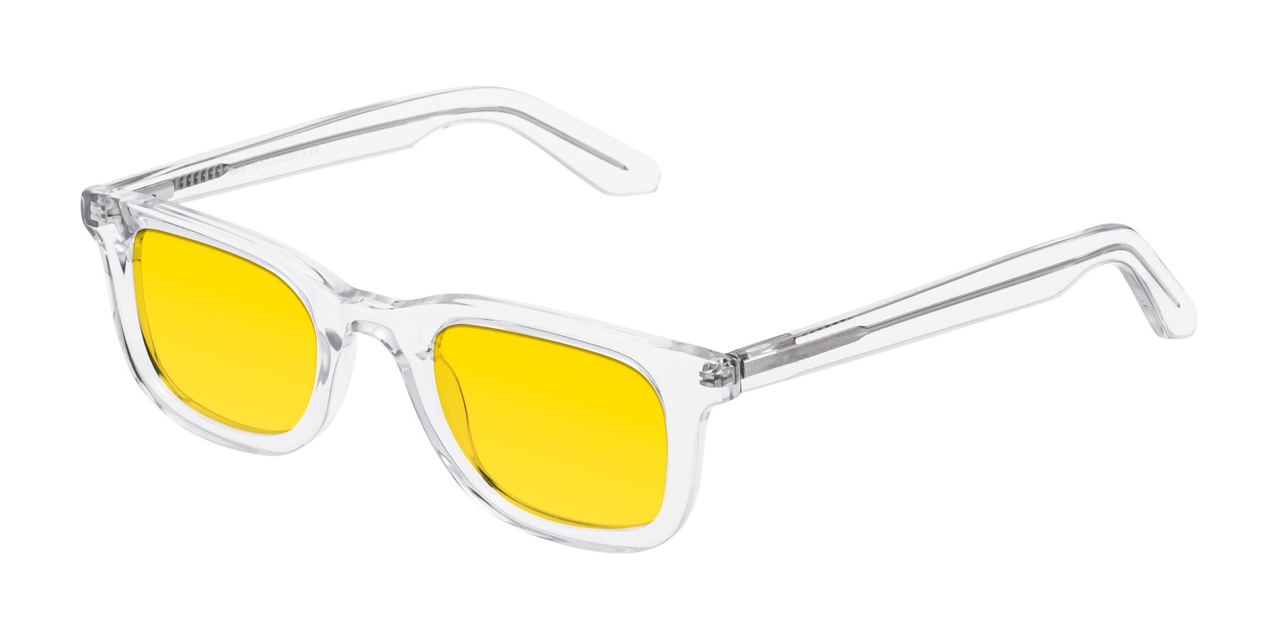 Angle of Reid in Clear with Yellow Tinted Lenses