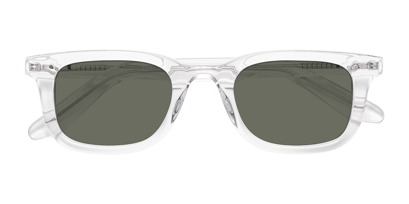 Reid - Clear Polarized Sunglasses