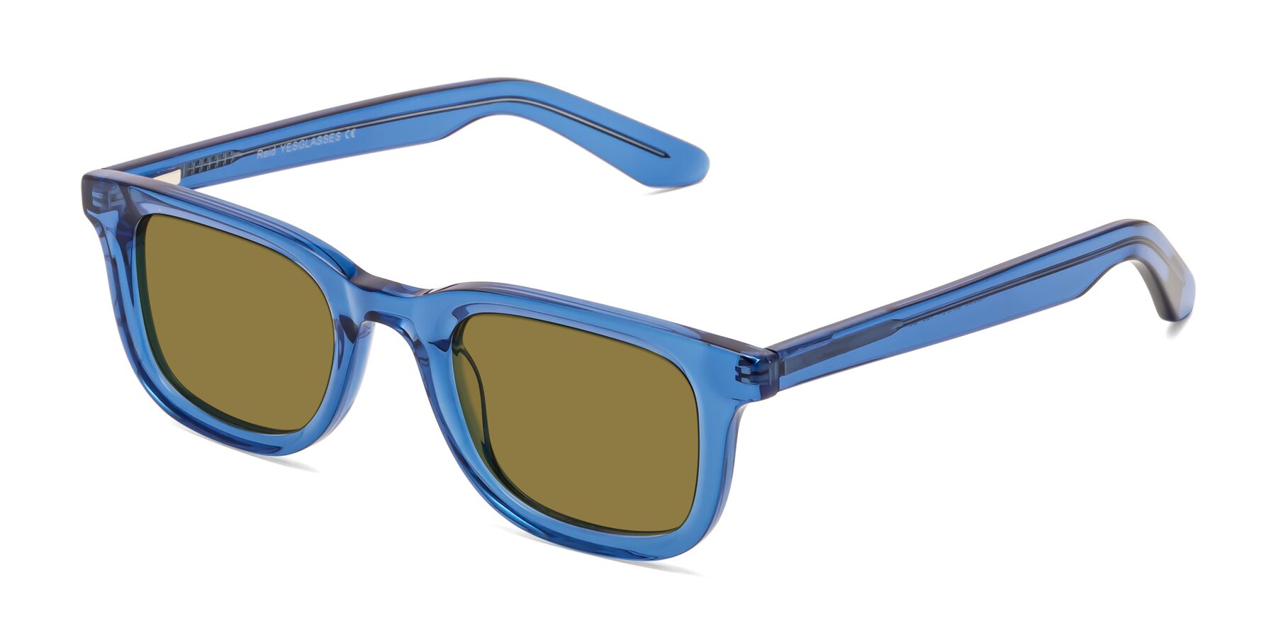 Angle of Reid in Crystal Blue with Brown Polarized Lenses