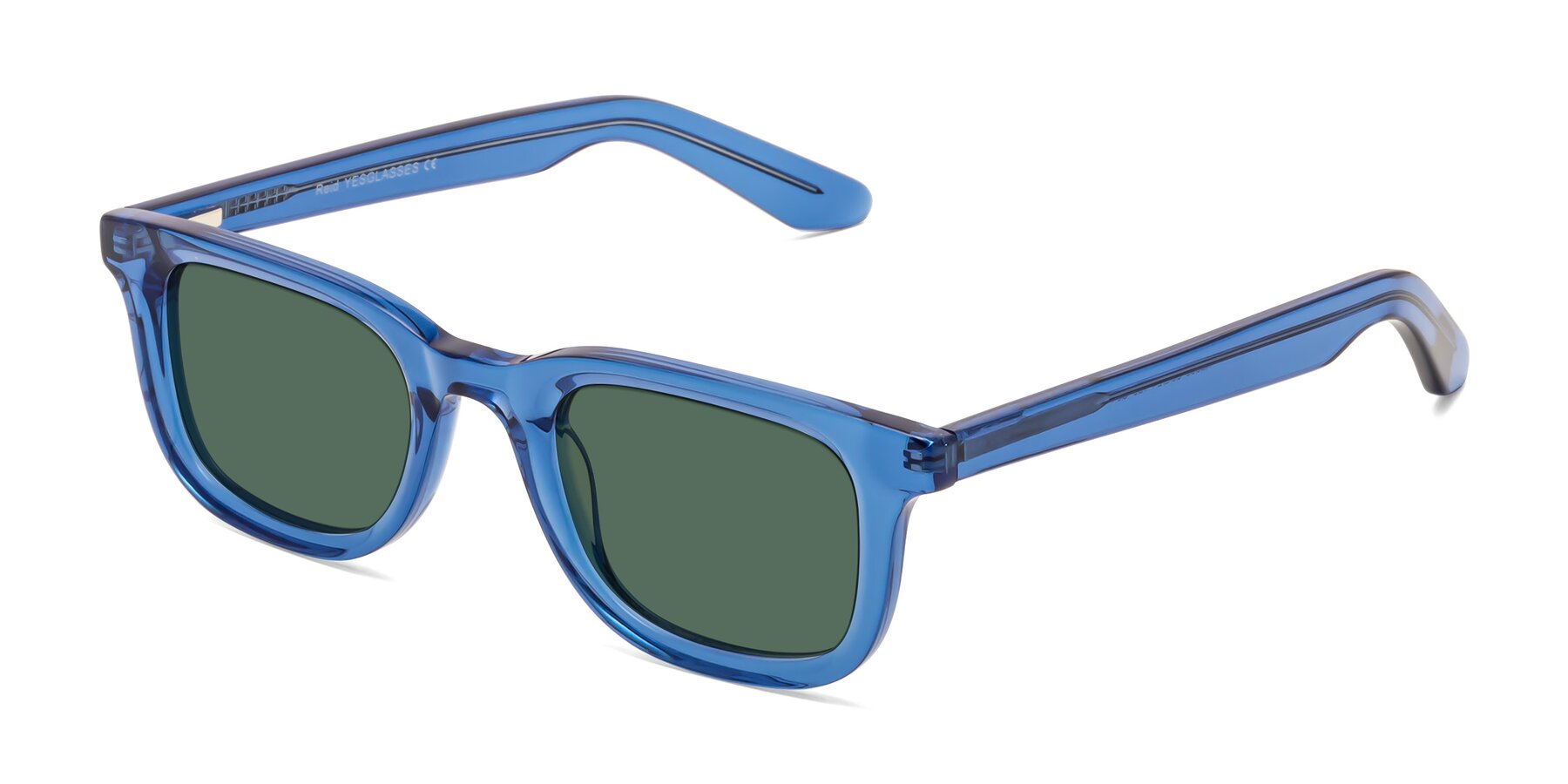 Angle of Reid in Crystal Blue with Green Polarized Lenses