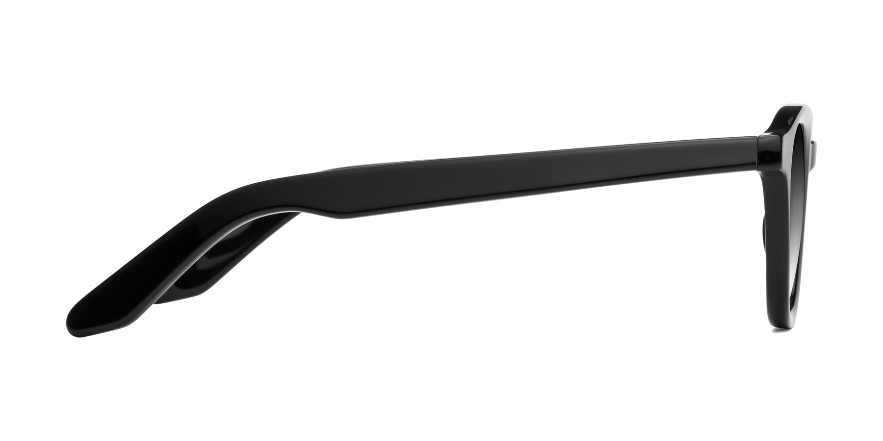 Side of Titus in Black with Gray Gradient Lenses
