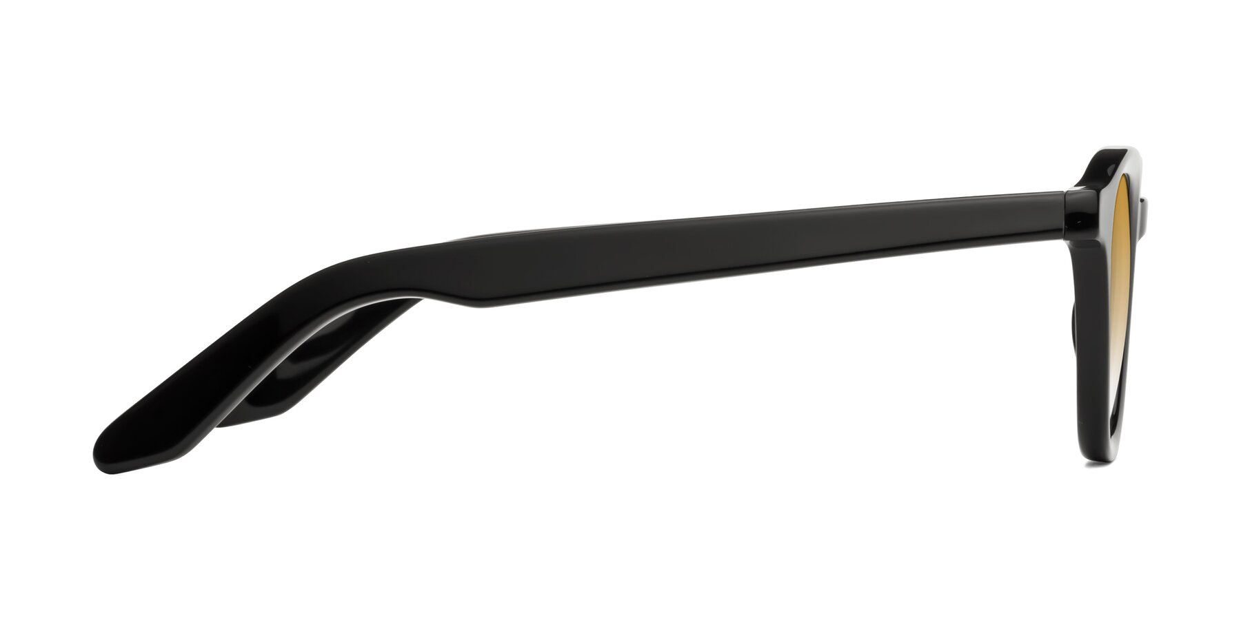 Side of Titus in Black with Champagne Gradient Lenses