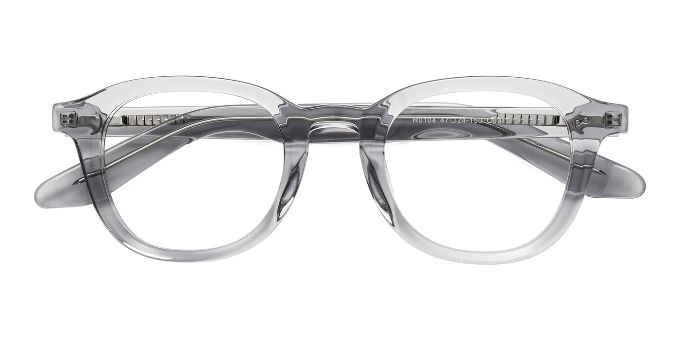 Titus - Transparent Gray Blue Light Glasses