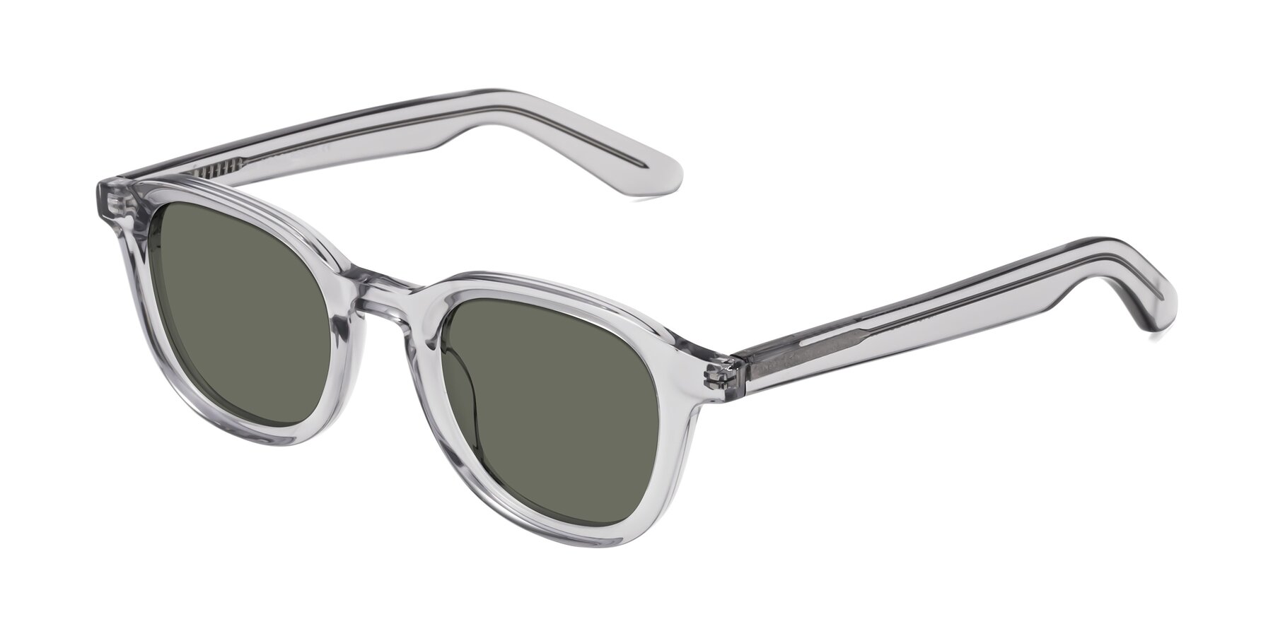 Angle of Titus in Transparent Gray with Gray Polarized Lenses